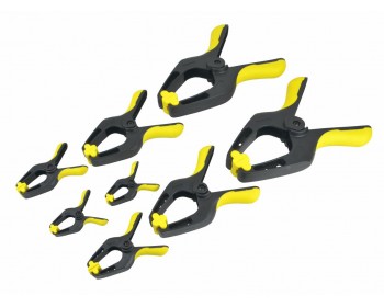 8pc Heavy Duty Two Component Spring Clamp Set